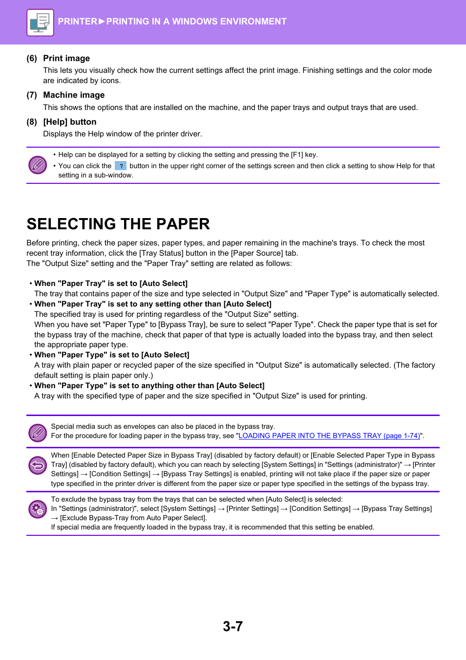 Selecting the paper | Sharp MX-6070N User Manual | Page 314 / 935