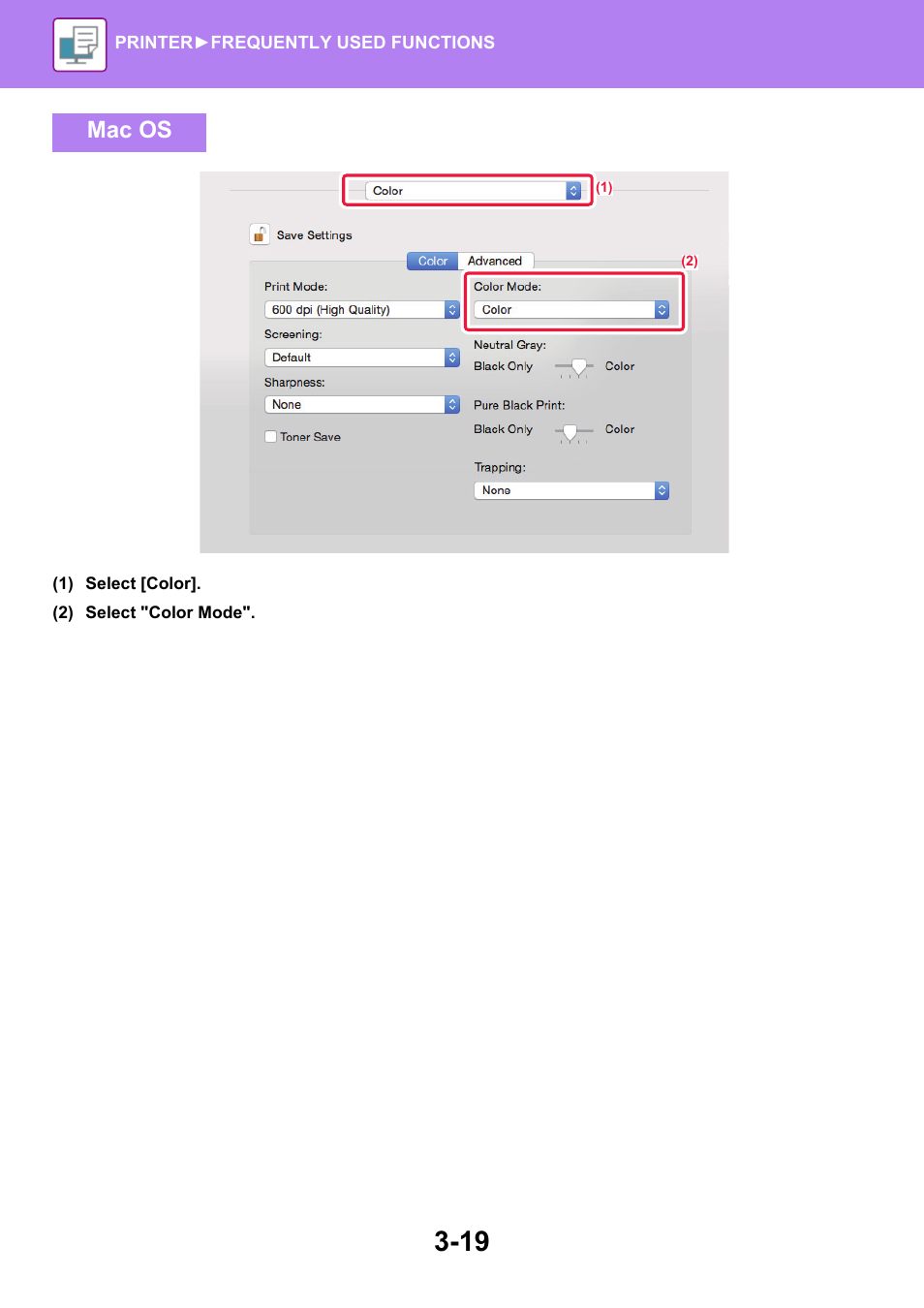 Mac os | Sharp MX-6070N User Manual | Page 326 / 935