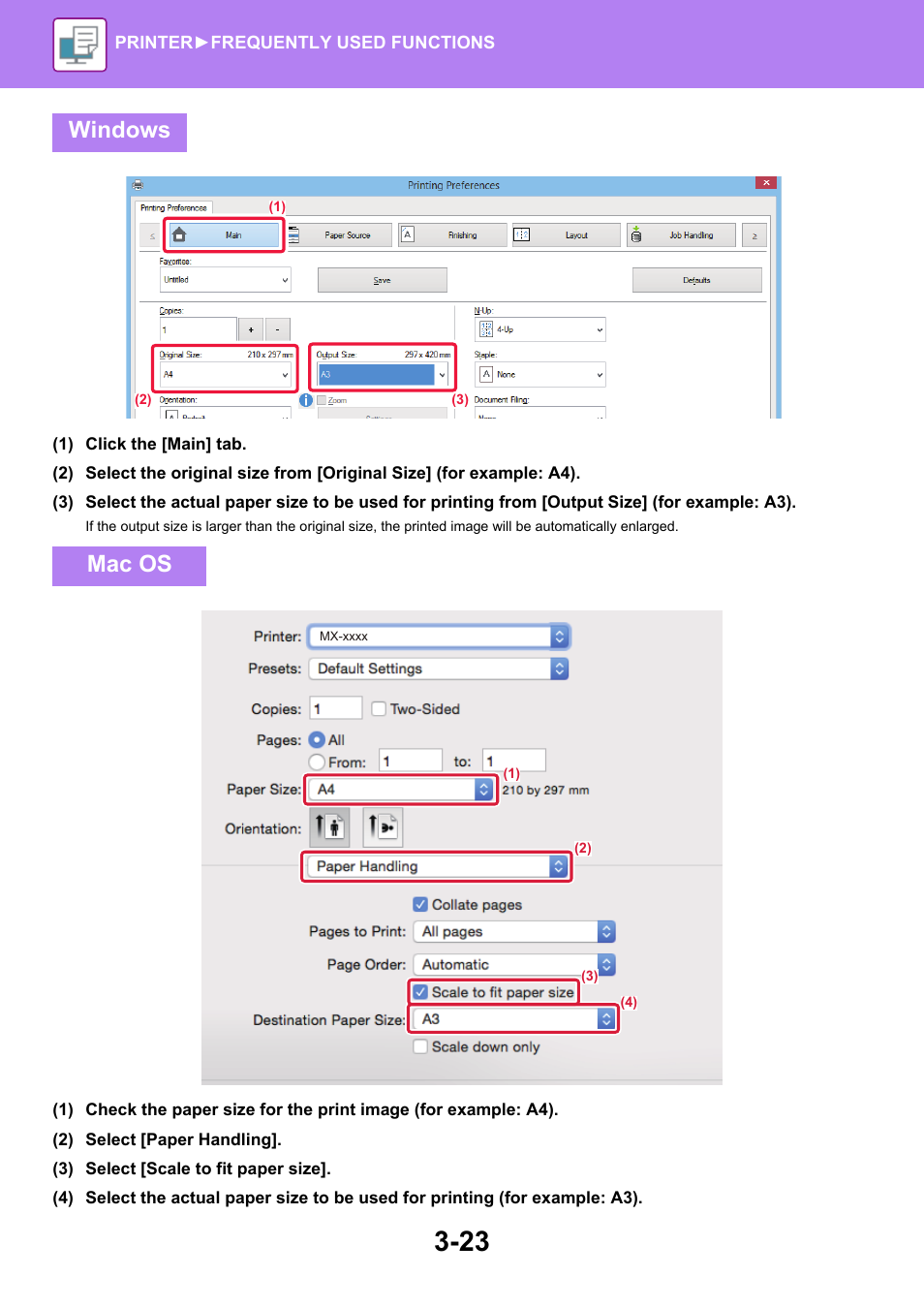 Windows mac os | Sharp MX-6070N User Manual | Page 330 / 935