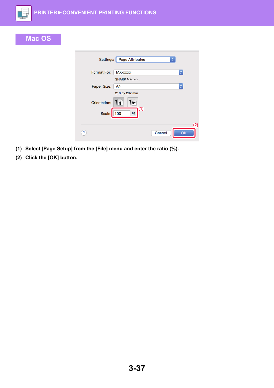 Mac os | Sharp MX-6070N User Manual | Page 344 / 935