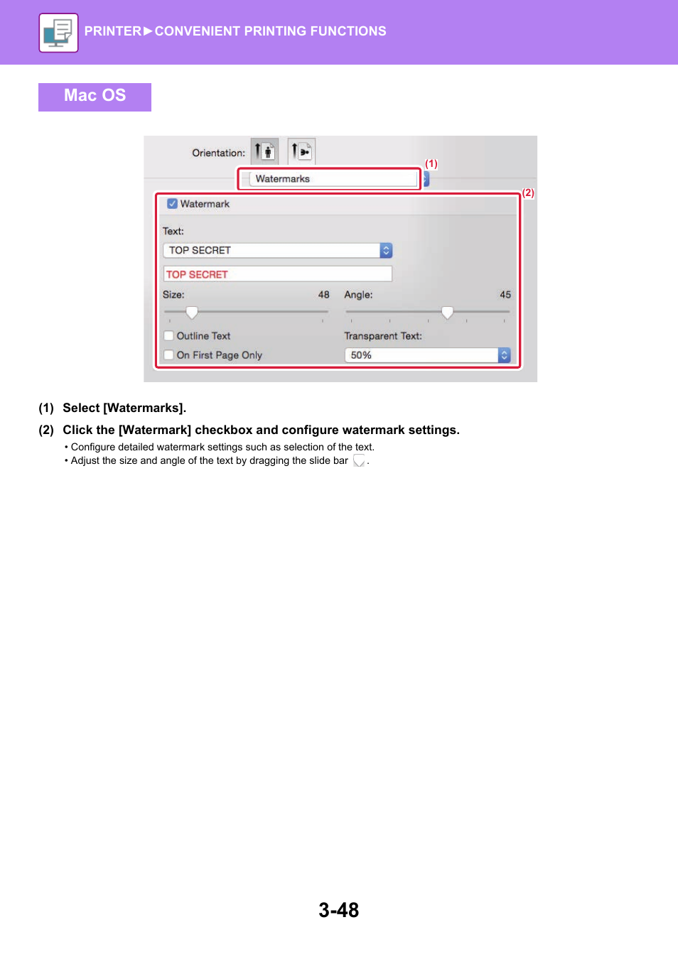 Mac os | Sharp MX-6070N User Manual | Page 355 / 935