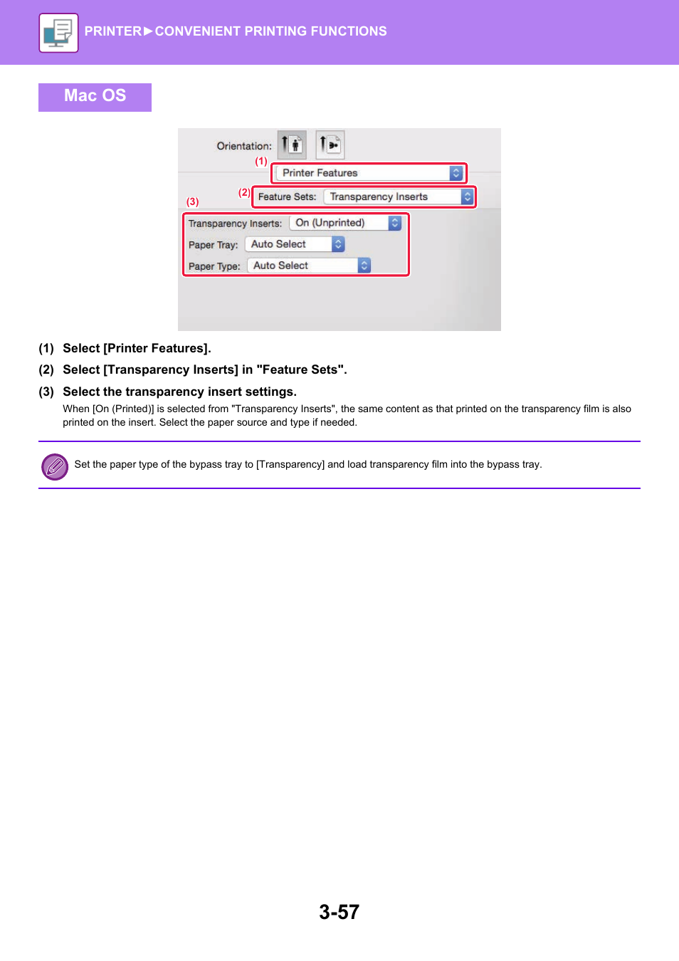 Mac os | Sharp MX-6070N User Manual | Page 364 / 935