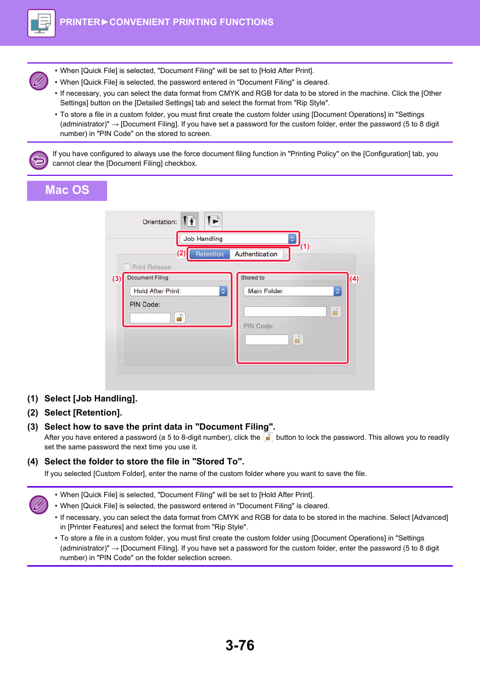 Mac os | Sharp MX-6070N User Manual | Page 383 / 935