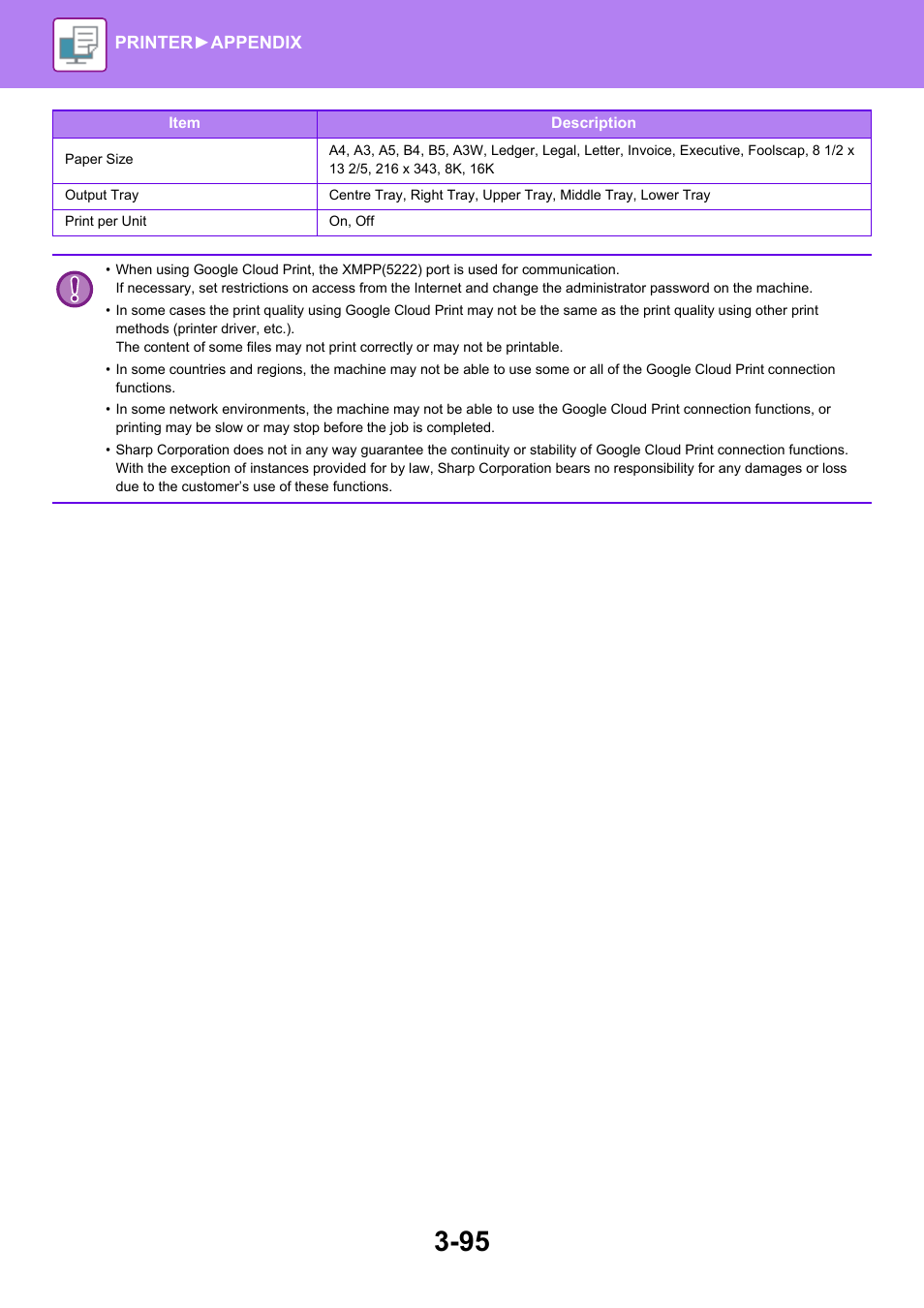 Sharp MX-6070N User Manual | Page 402 / 935