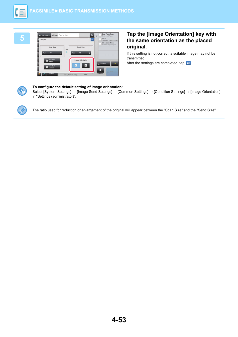 Facsimile► basic transmission methods | Sharp MX-6070N User Manual | Page 456 / 935