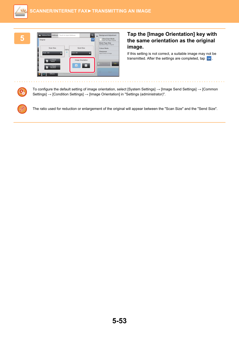 Scanner/internet fax ►transmitting an image | Sharp MX-6070N User Manual | Page 582 / 935