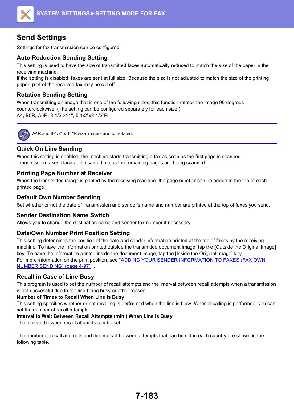 Send settings | Sharp MX-6070N User Manual | Page 898 / 935