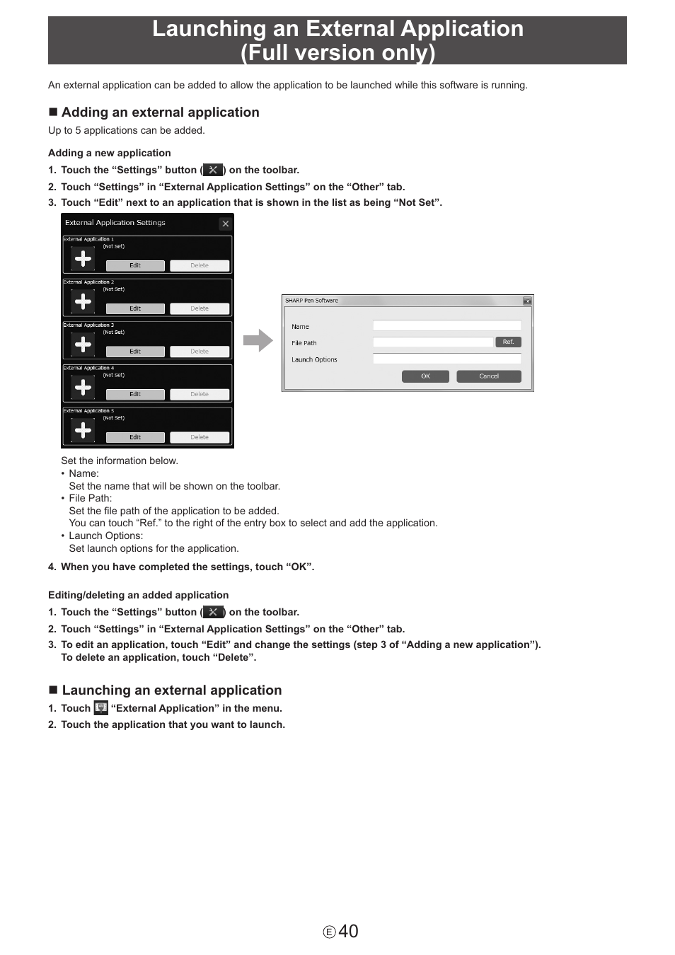 Sharp PN-60TW3 User Manual | Page 40 / 59