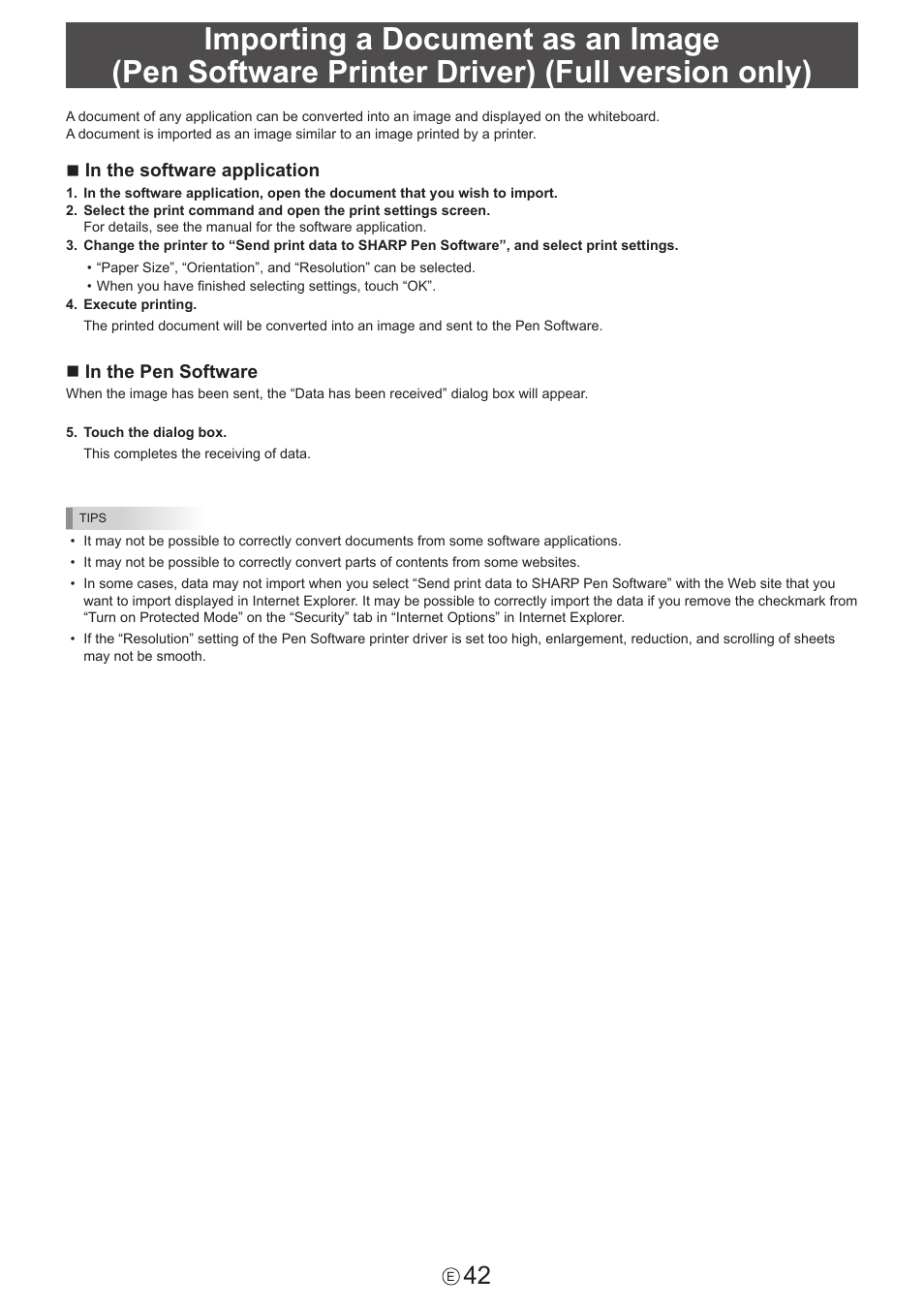 Sharp PN-60TW3 User Manual | Page 42 / 59