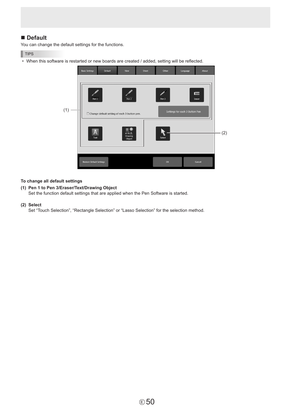 Ndefault | Sharp PN-60TW3 User Manual | Page 50 / 59