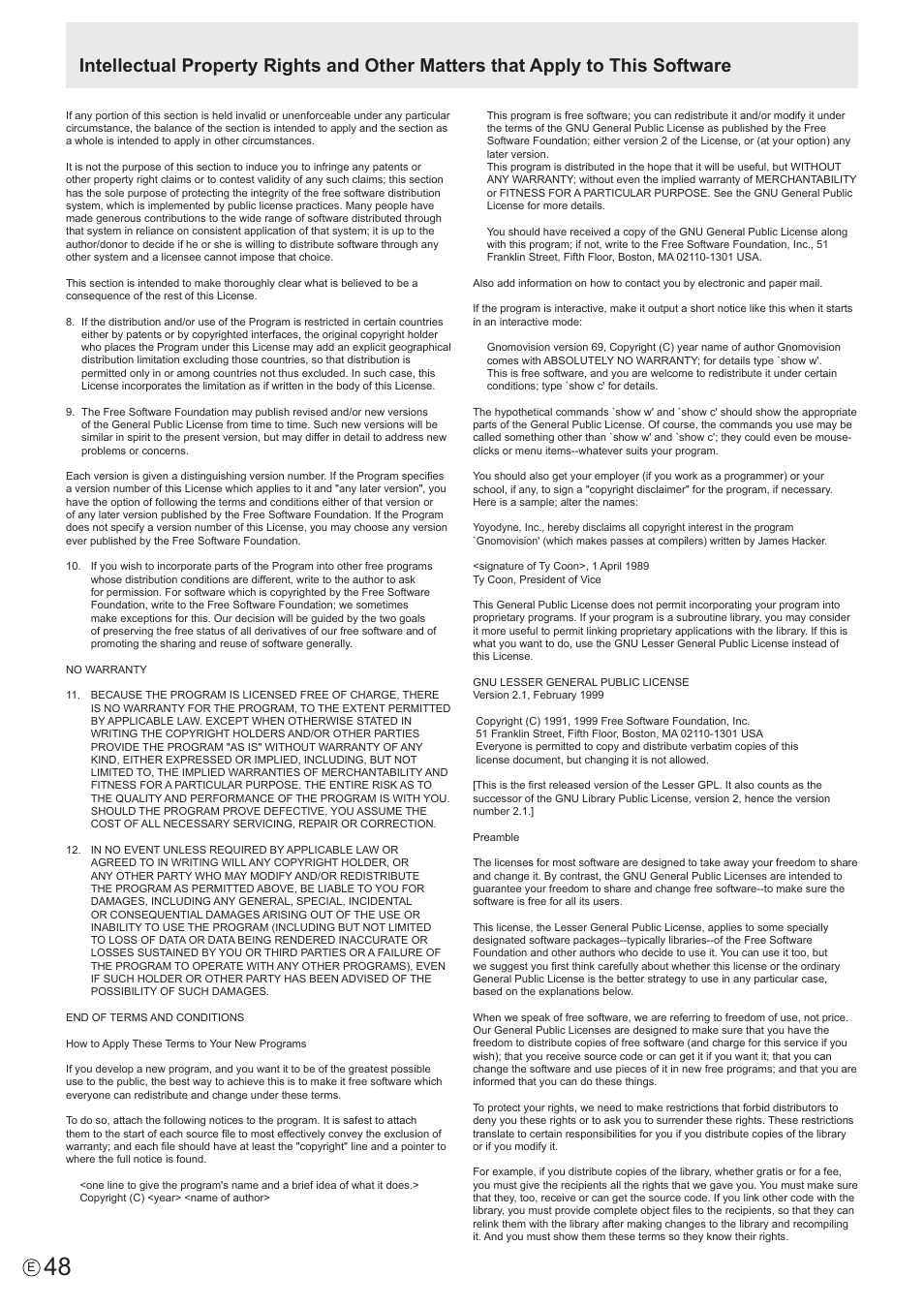 Sharp PN-H801 User Manual | Page 48 / 53