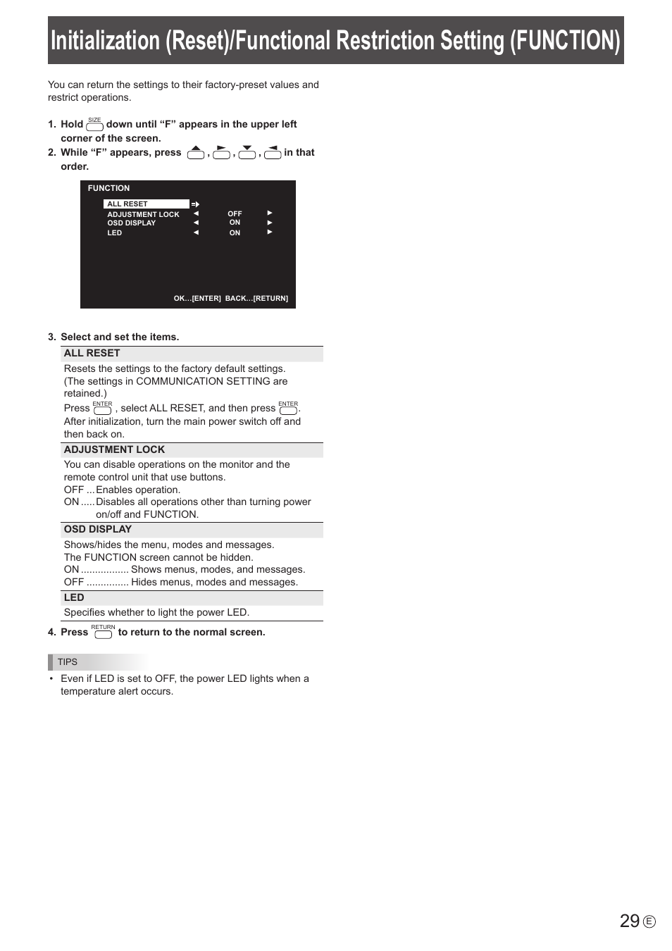 Sharp PN-U423 User Manual | Page 29 / 54