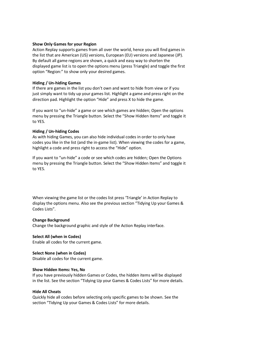 Datel REPLAY PSP 1000 User Manual | Page 5 / 7