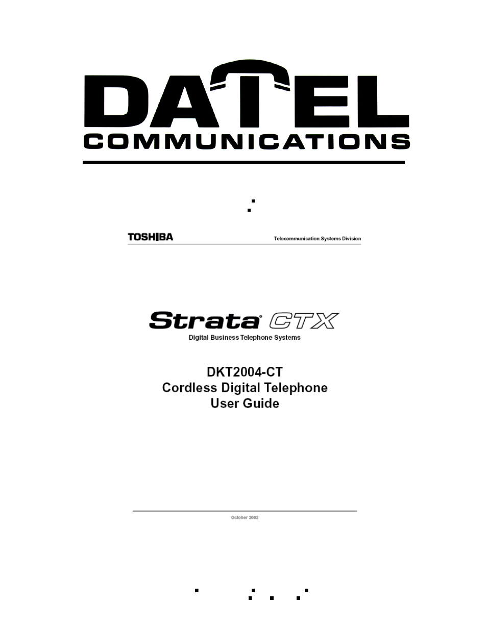 Datel DKT2104-CT User Manual | 77 pages