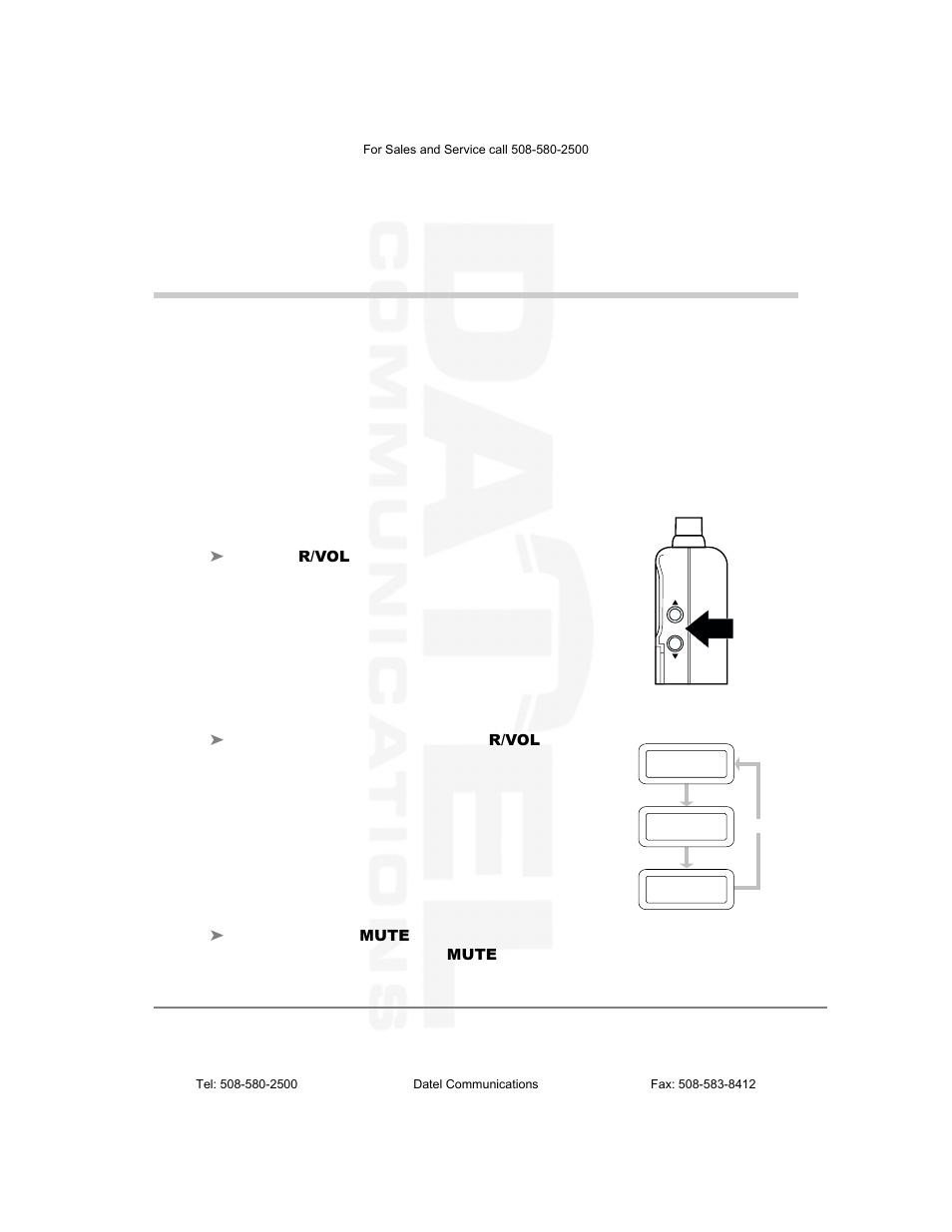 Chapter 4 - the handset, Handset volume level, Ringer volume level | Mute, Chapter 4 – the handset, Handset volume level ringer volume level, The handset | Datel DKT2104-CT User Manual | Page 31 / 77