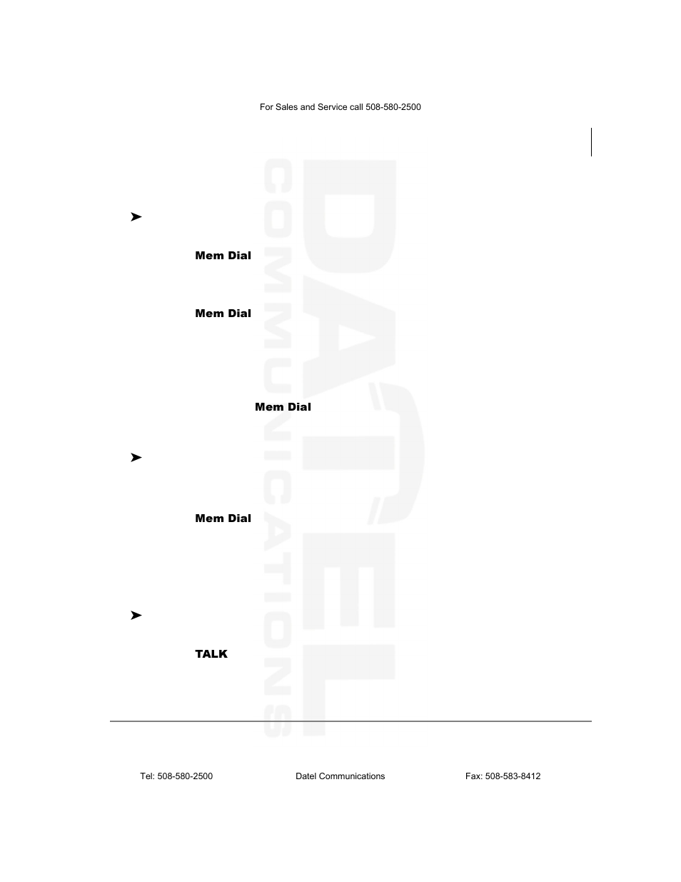 Using memory | Datel DKT2104-CT User Manual | Page 35 / 77