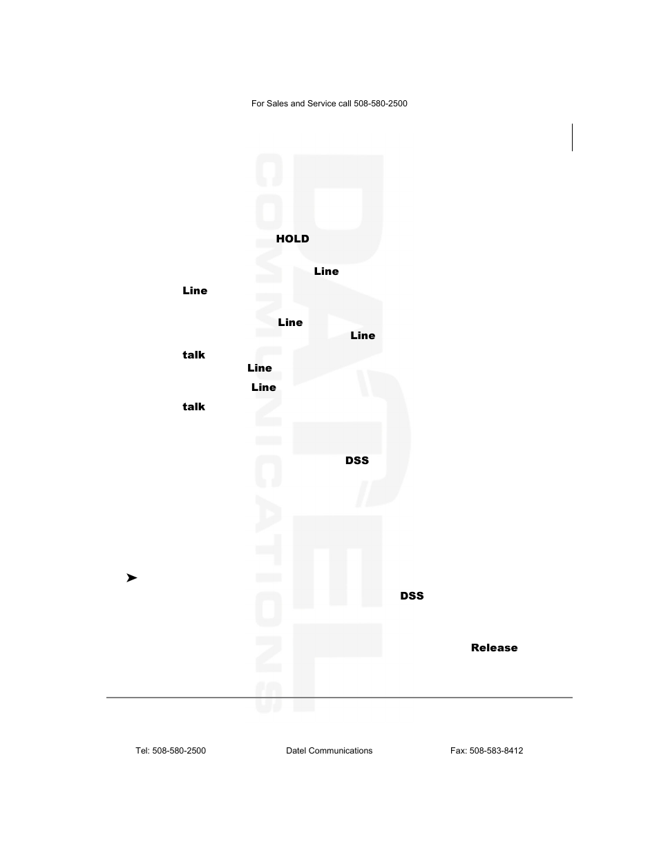 Call waiting, Direct station selection buttons (hotline) | Datel DKT2104-CT User Manual | Page 49 / 77