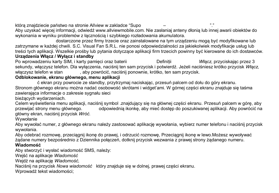 49 pl | Allview X4 Soul Style User Manual | Page 49 / 69
