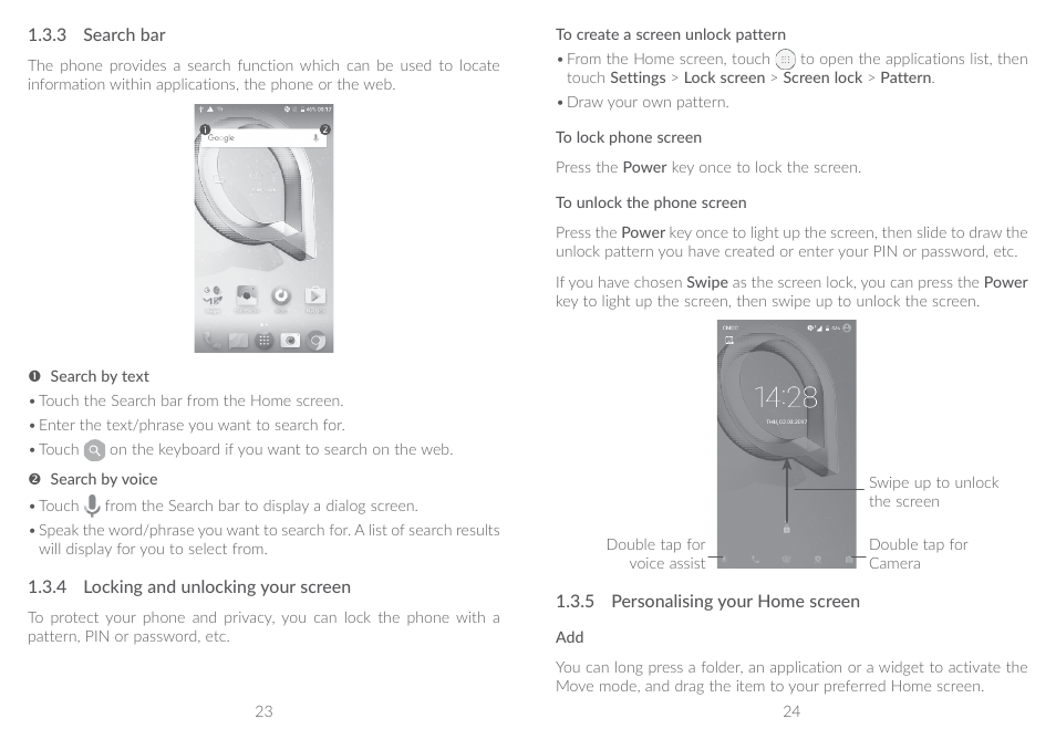 Alcatel A5 LED 5085Y User Manual | Page 13 / 55