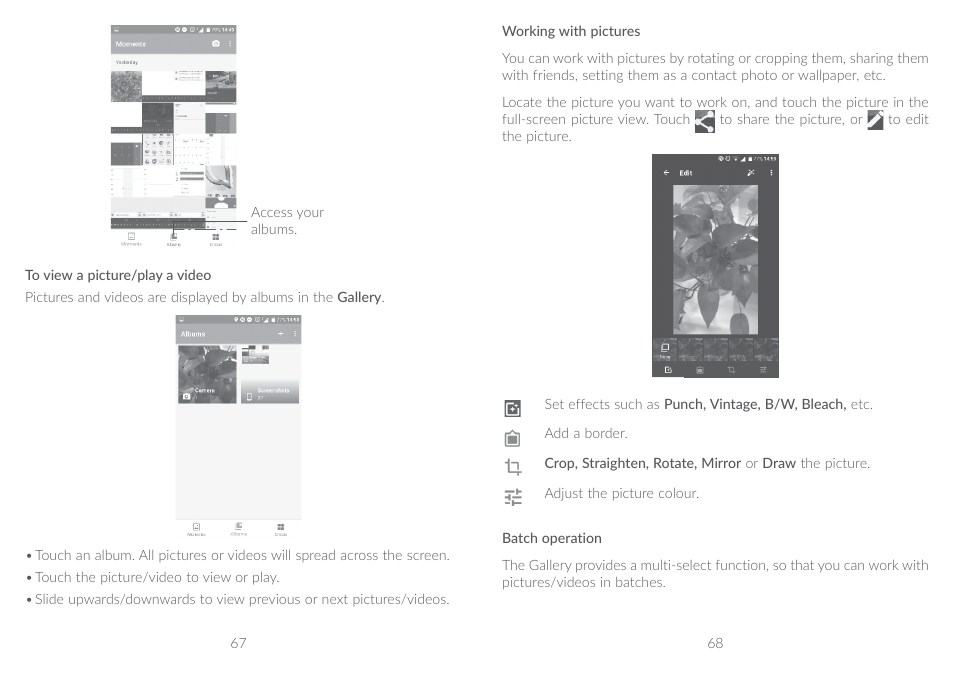 Alcatel A5 LED 5085Y User Manual | Page 35 / 55