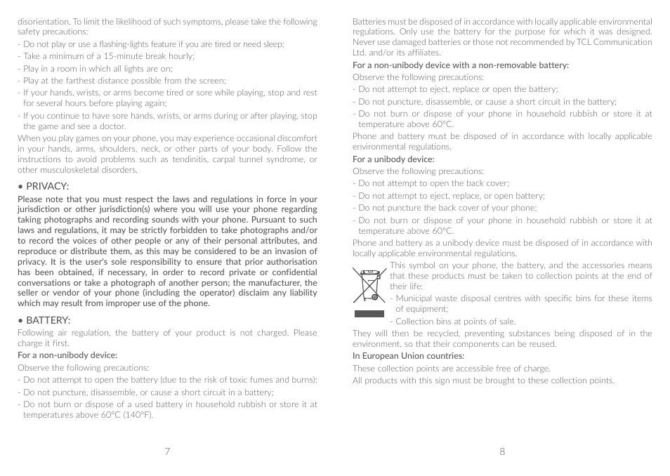 Alcatel A5 LED 5085Y User Manual | Page 5 / 55