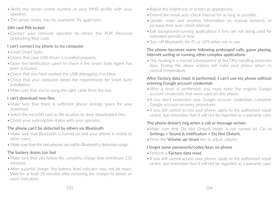 Alcatel A5 LED 5085Y User Manual | Page 53 / 55