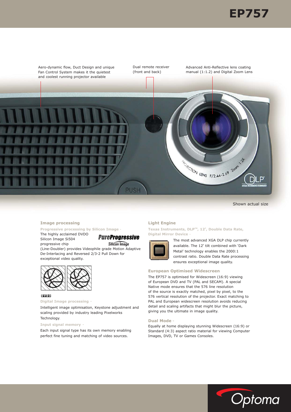 Ep757 | DVDO EP757 User Manual | Page 3 / 4