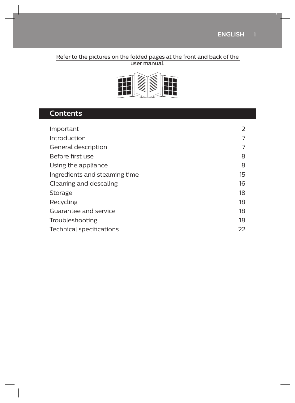 Philips AVENT SCF875/01 User Manual | Page 3 / 170