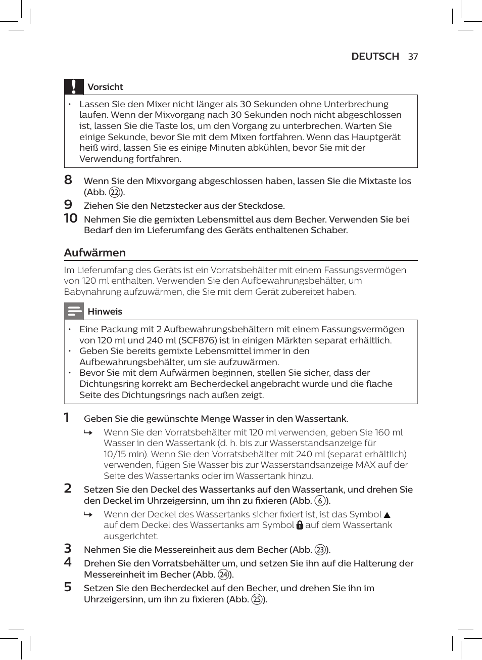 Philips AVENT SCF875/01 User Manual | Page 39 / 170