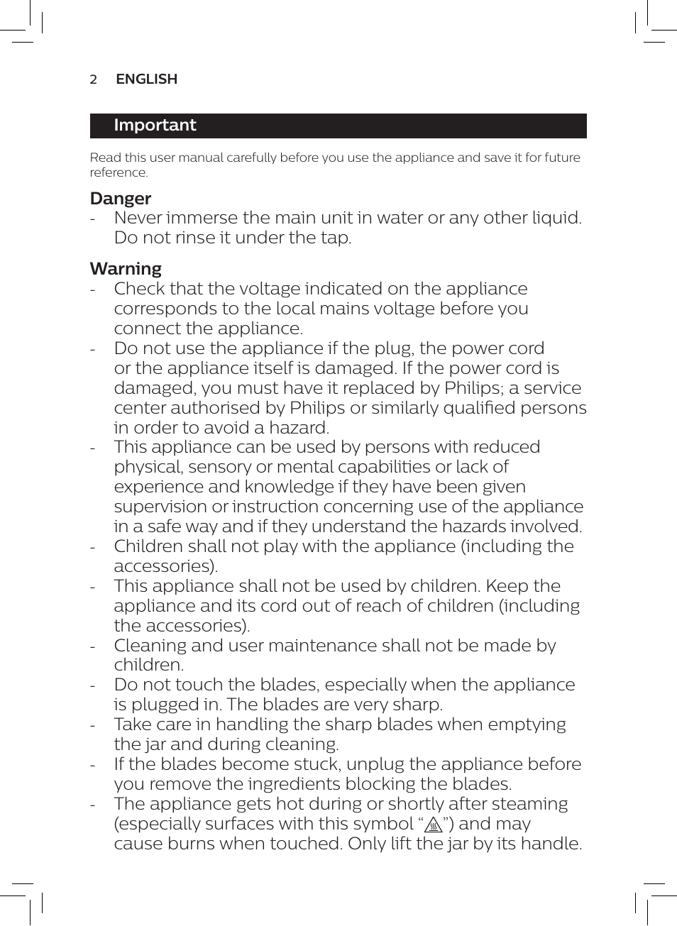 Philips AVENT SCF875/01 User Manual | Page 4 / 170