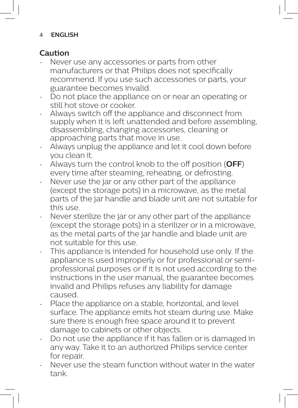 Philips AVENT SCF875/01 User Manual | Page 6 / 170