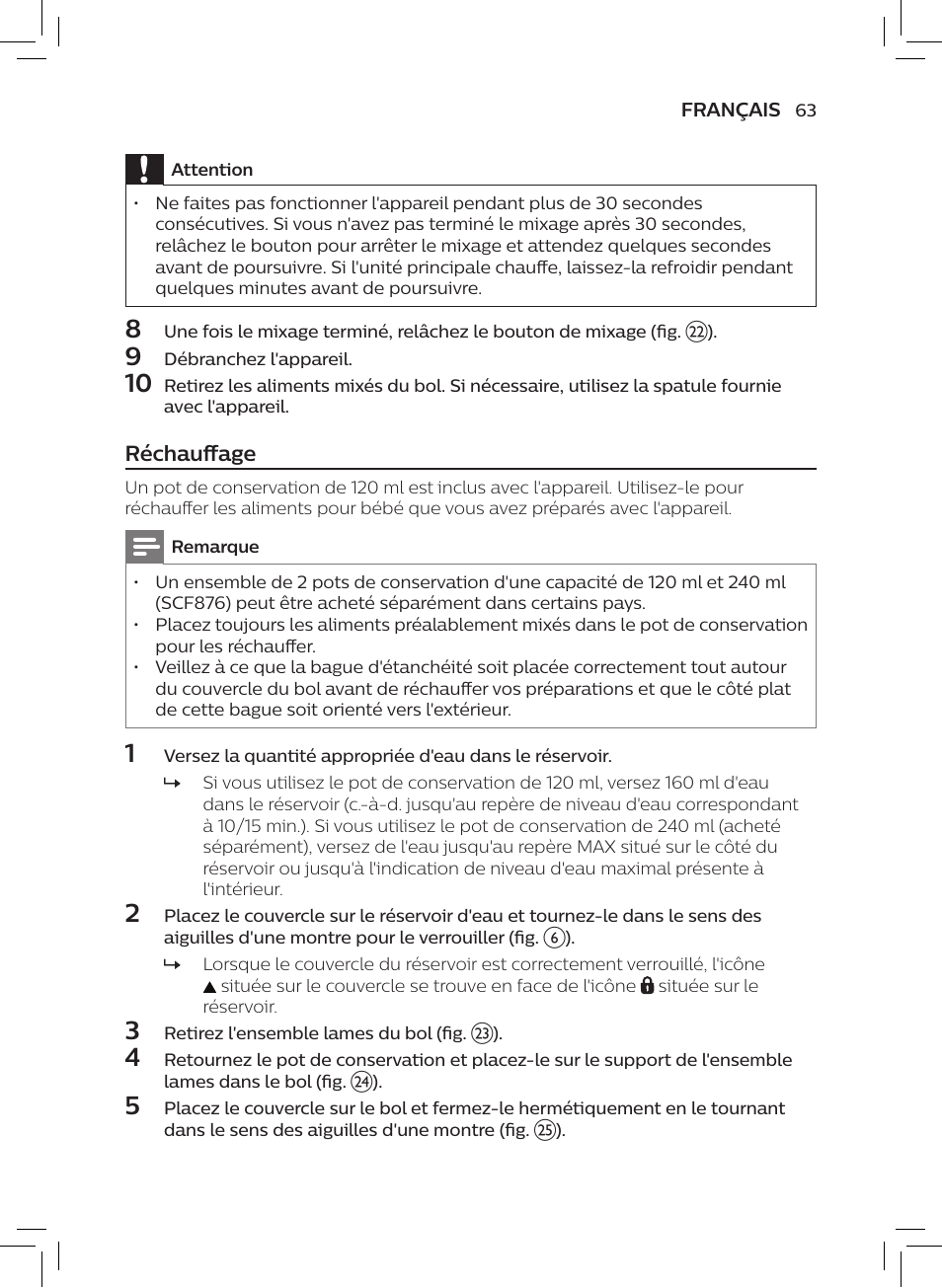 Philips AVENT SCF875/01 User Manual | Page 65 / 170