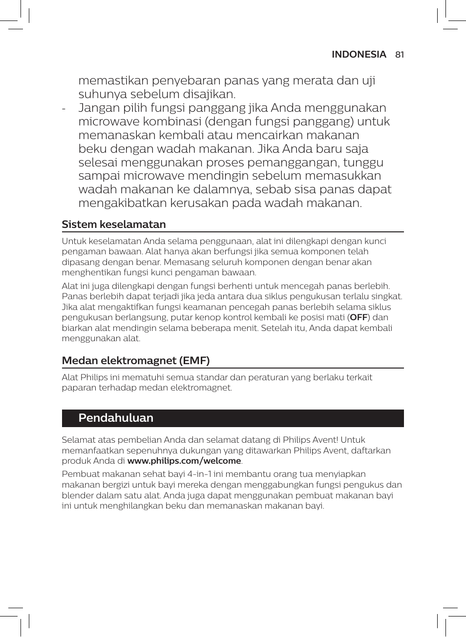 Philips AVENT SCF875/01 User Manual | Page 83 / 170