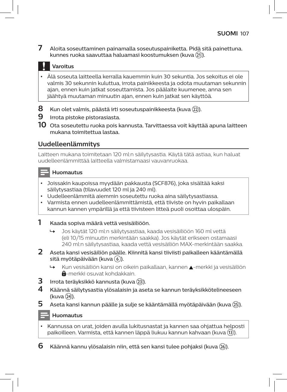 Philips AVENT SCF875/01 User Manual | Page 109 / 218