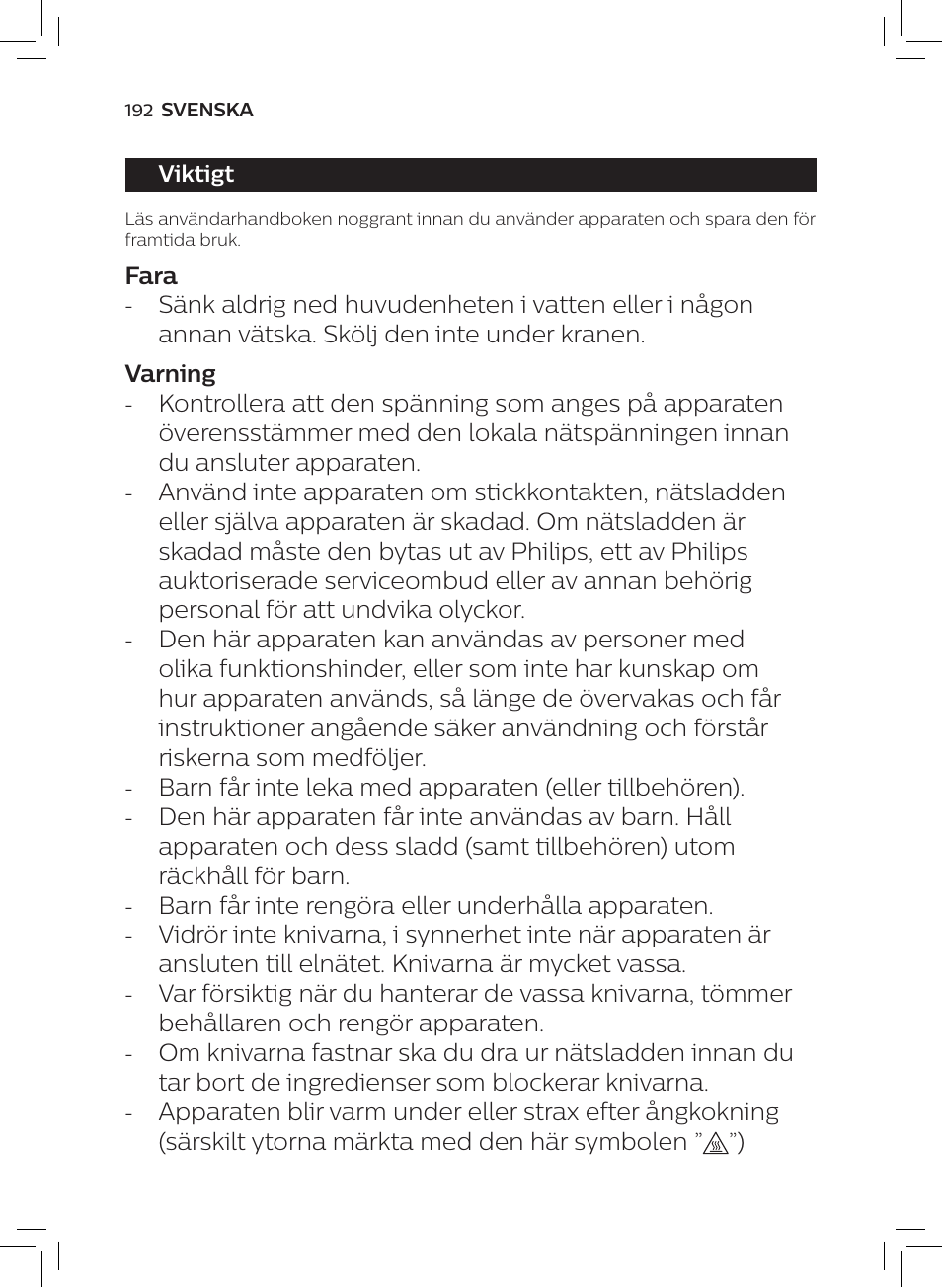 Philips AVENT SCF875/01 User Manual | Page 194 / 218