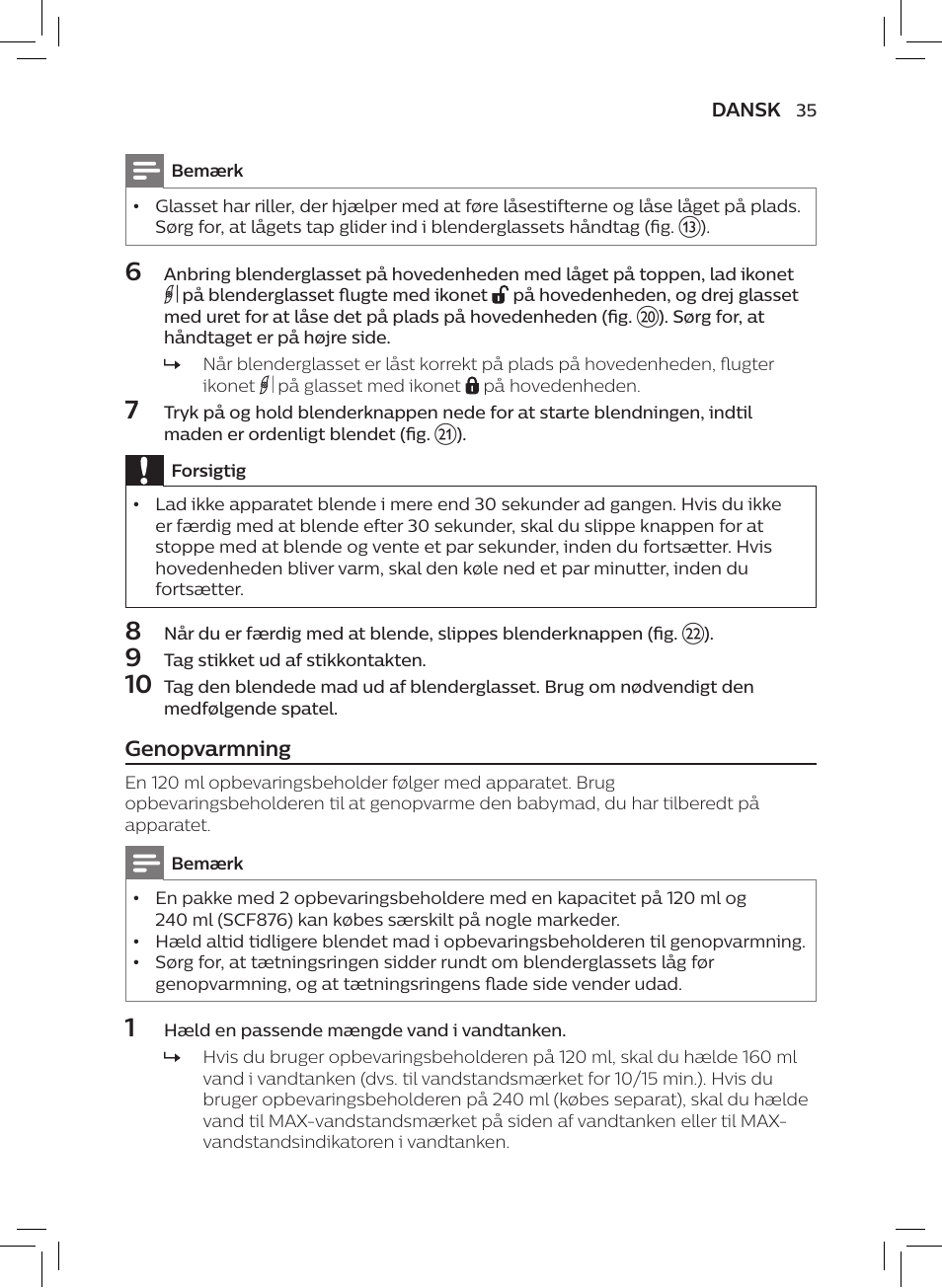 Philips AVENT SCF875/01 User Manual | Page 37 / 218