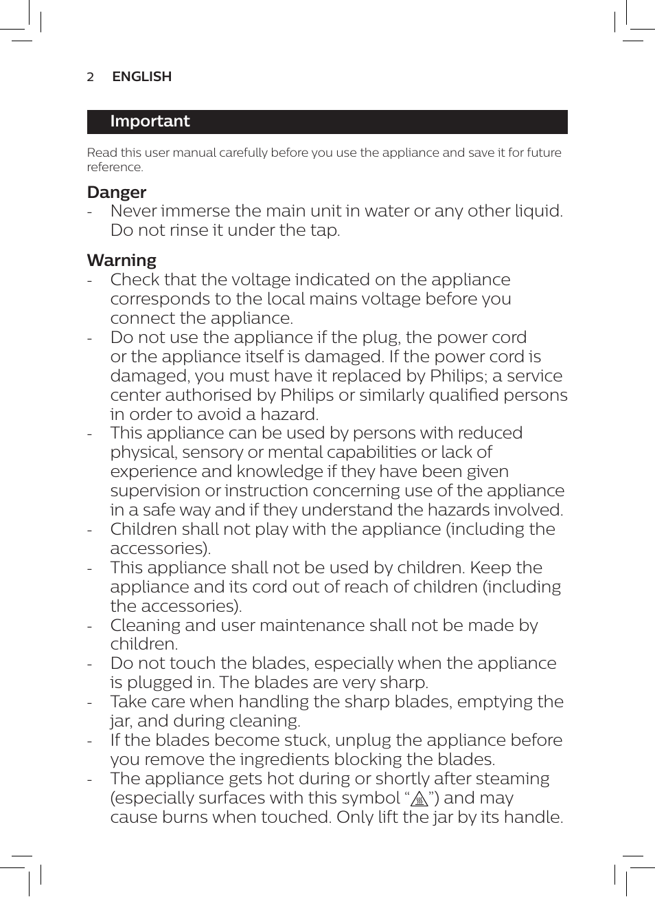 Philips AVENT SCF875/01 User Manual | Page 4 / 218