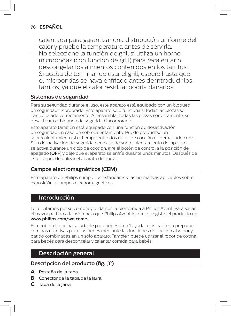 Philips AVENT SCF875/01 User Manual | Page 78 / 218