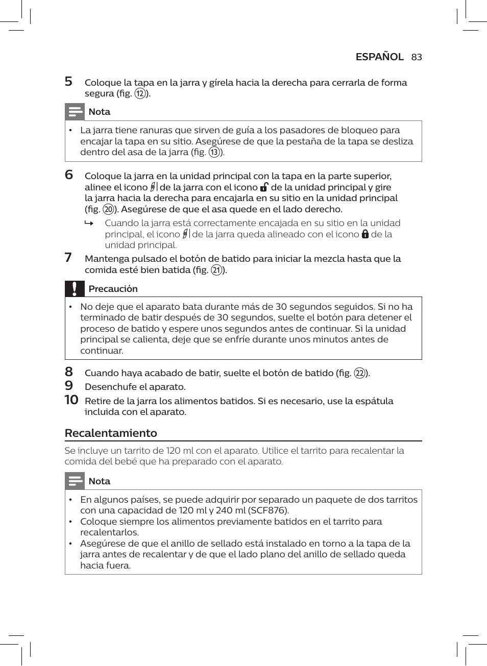 Philips AVENT SCF875/01 User Manual | Page 85 / 218