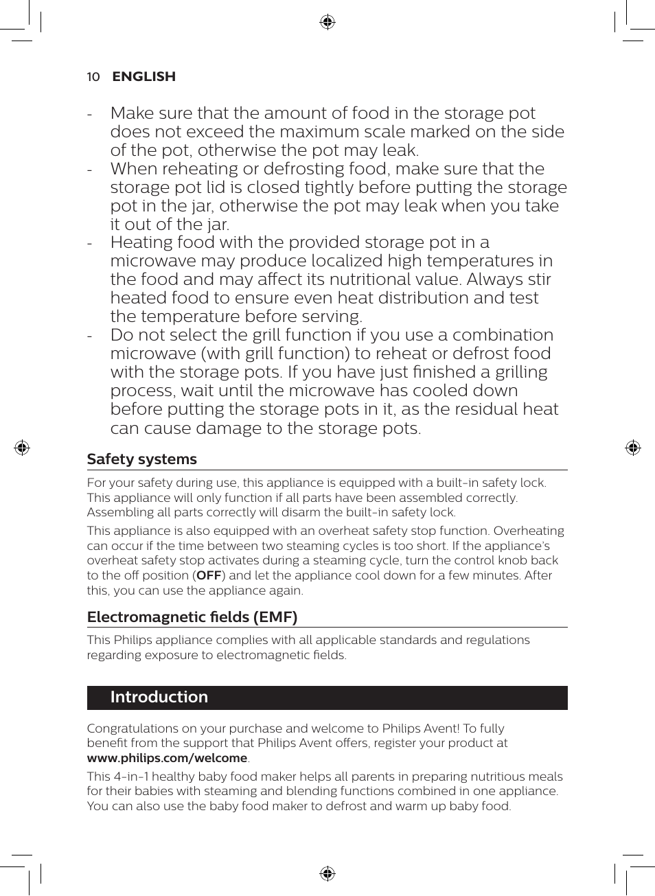 Philips AVENT SCF875/01 User Manual | Page 8 / 50