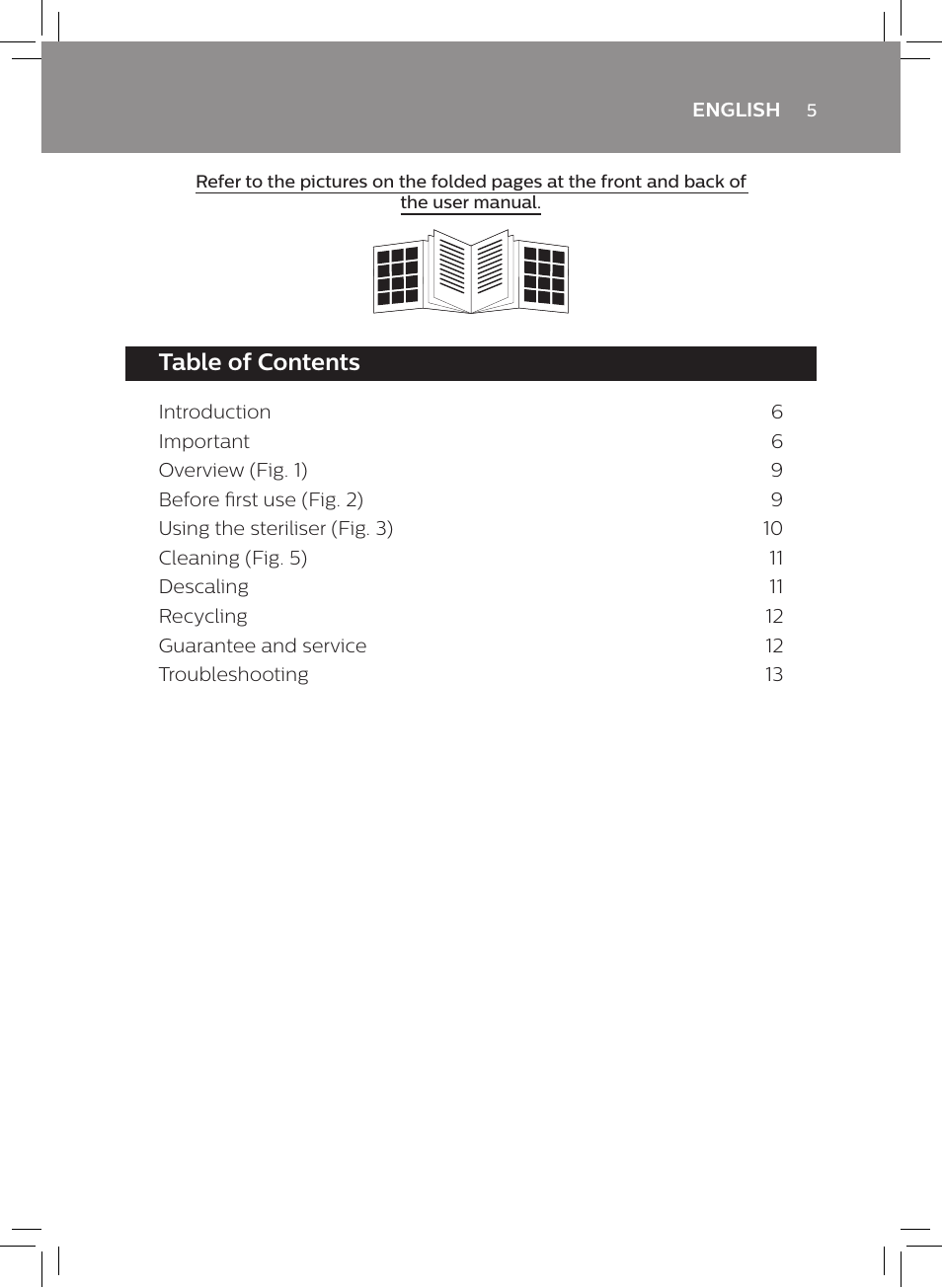 Philips AVENT SCF922 User Manual | Page 3 / 70