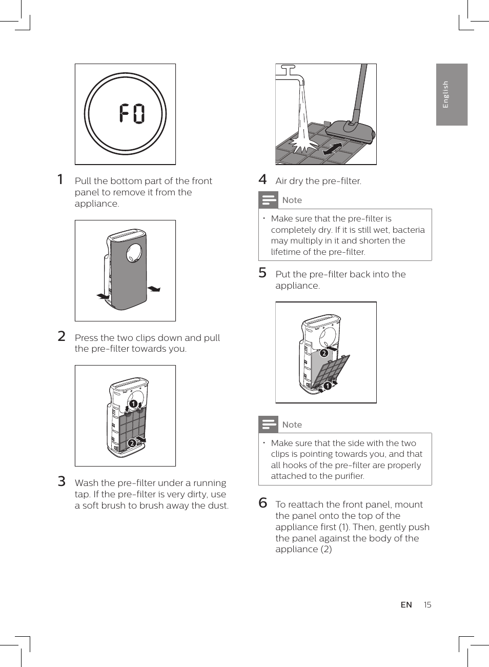 Philips AC3256/30 User Manual | Page 15 / 84