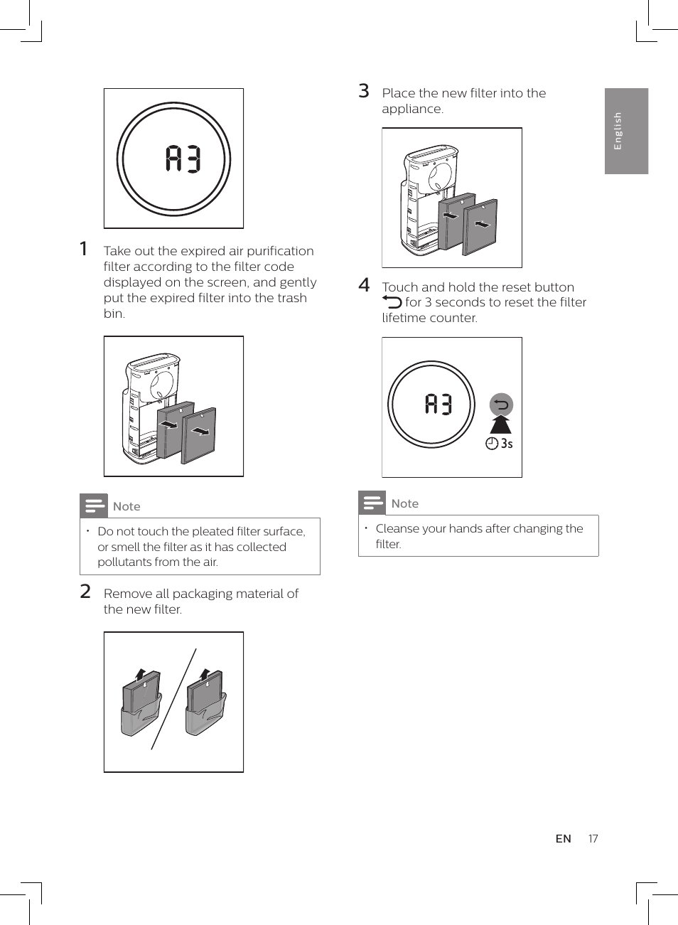 Philips AC3256/30 User Manual | Page 17 / 84