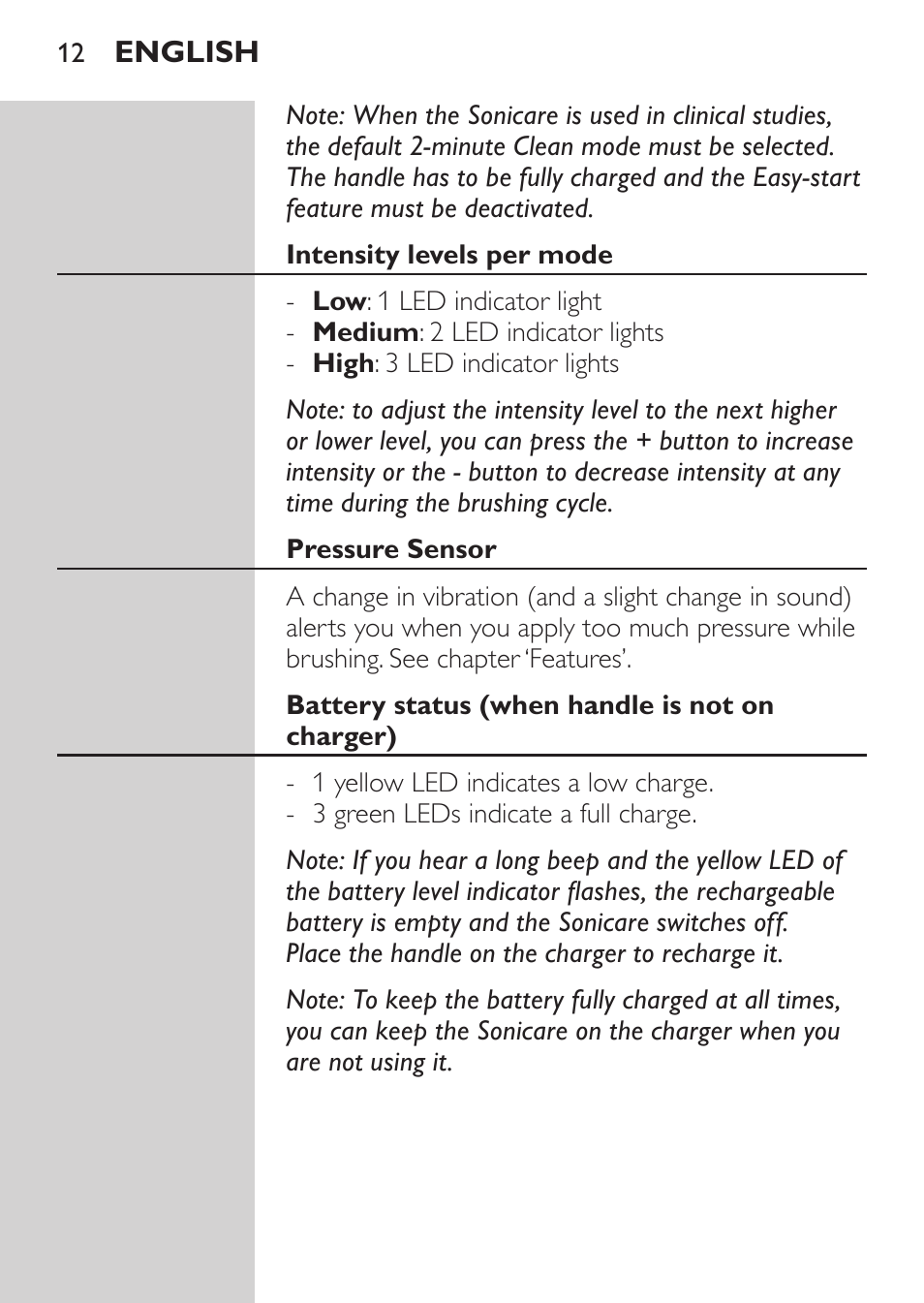 Philips HX9172/10 User Manual | Page 12 / 92