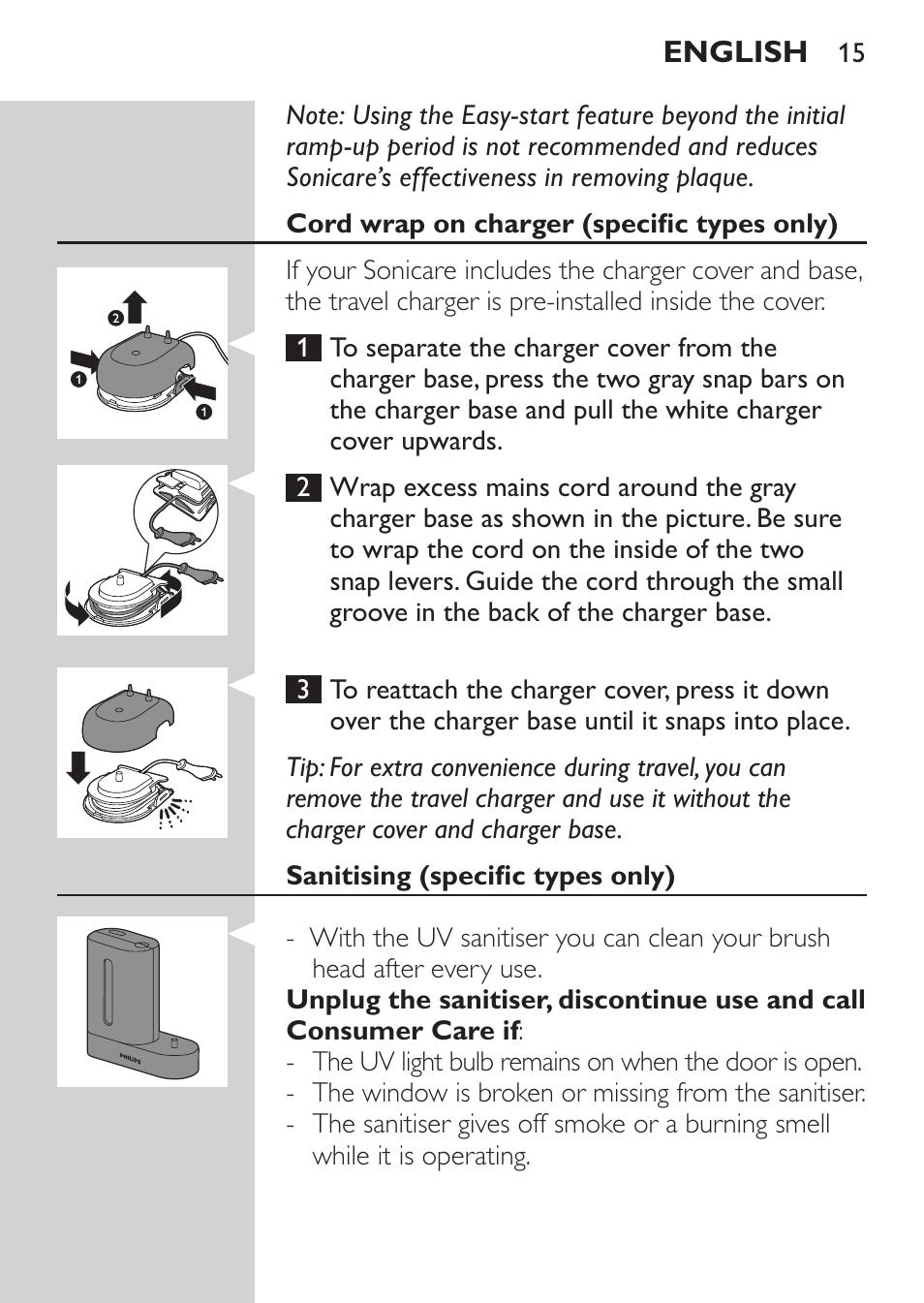 Philips HX9172/10 User Manual | Page 15 / 92
