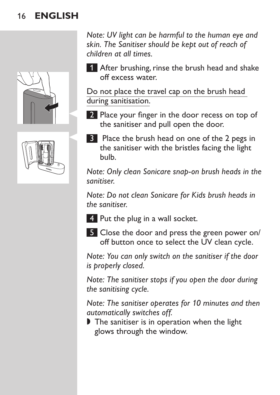 Philips HX9172/10 User Manual | Page 16 / 92