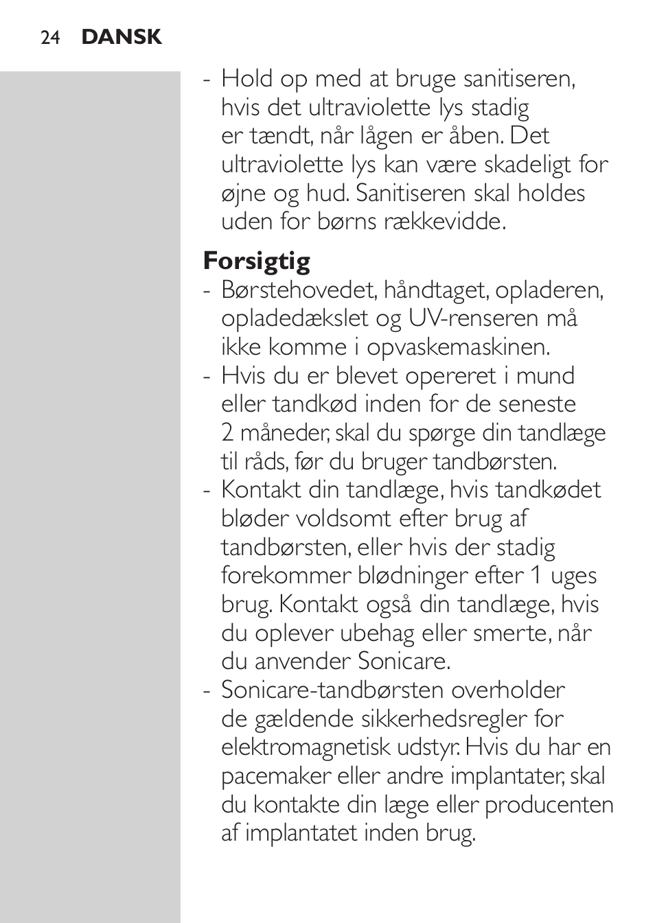 Philips HX9172/10 User Manual | Page 24 / 92