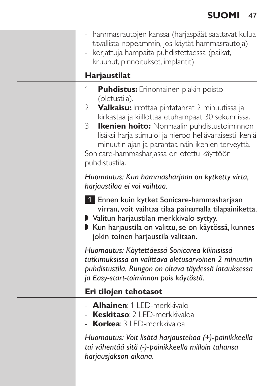 Philips HX9172/10 User Manual | Page 47 / 92
