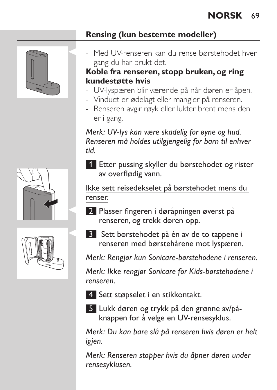 Philips HX9172/10 User Manual | Page 69 / 92