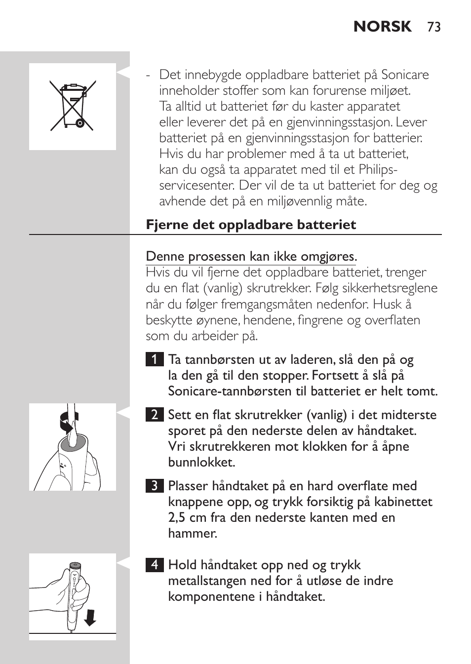 Philips HX9172/10 User Manual | Page 73 / 92